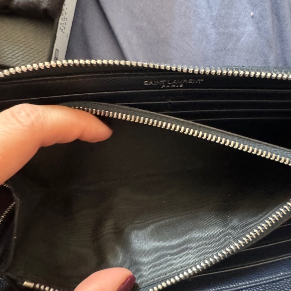 Saint Laurent Blue Wallet - Picture 9 of 11